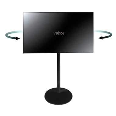 Vebos piedistallo televisione girevole nero