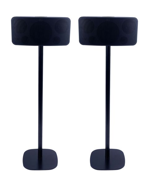Piedistallo Vebos con Bluesound Mini Nero Doppio
