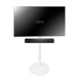 Piedistallo Vebos con Televisione Bose TV Speaker bianco