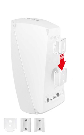 Prodotto Vebos Portable Supporto A Muro Denon HEOS 3 bianco