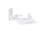 Supporto a muro Vebos per Sonos Play 5 Gen 2 Girevole Bianco - Verticale dettaglio
