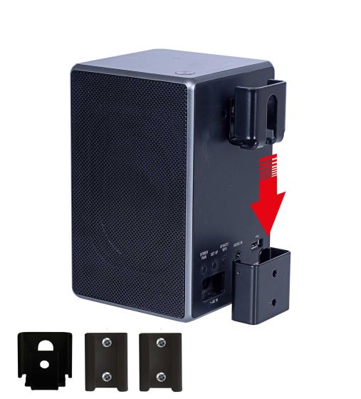 Prodotto Vebos Portable Supporto A Muro Sony SRS-ZR5 nero