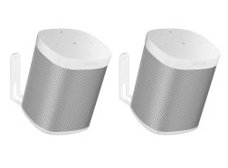 Vebos supporto a muro Sonos One SL bianco 20 grad doppio