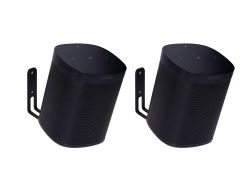 Vebos supporto a muro Sonos One nero 20 grad doppio