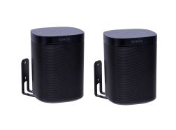 Vebos supporto a muro Sonos One nero doppio