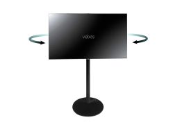 Vebos piedistallo televisione girevole nero