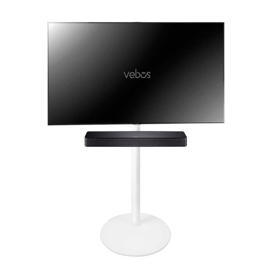 Piedistallo Vebos con Televisione Bose TV Speaker bianco