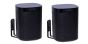 Coppia di supporti a muro Vebos per Sonos One SL Nero Doppio