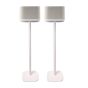 Piedistallo Vebos con Denon Home 400 Bianco Doppio
