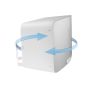 Supporto a muro Vebos per Sonos Five Girevole bianco