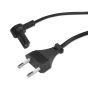 Cavo di alimentazione Vebos con spina angolata per Sonos Era 100 nero 25cm dettaglio