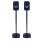 Coppia di piedistalli Vebos con KEF LSX Nero Doppio