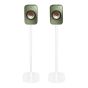 Piedistallo Vebos con KEF LSX Bianco Doppio