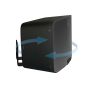 Supporto a muro Vebos per Sonos Five Girevole nero