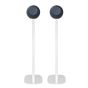 Coppia di piedistalli Vebos con Amazon Echo Studio (newest Gen) Bianco Doppio