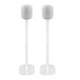 Coppia di piedistalli Vebos con Apple HomePod Bianco Doppio