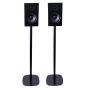 Coppia di piedistalli Vebos con Audio Pro A28 Nero Doppio