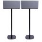 Coppia di piedistalli Vebos con Audio Pro Addon C20 Nero Doppio