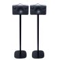 Coppia di piedistalli Vebos con Audio Pro Addon C5 Nero Doppio