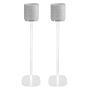 Coppia di piedistalli Vebos con B&O BeoPlay M5 Bianco Doppio