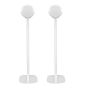 Coppia di piedistalli Vebos con B&O BeoPlay S3 Bianco Doppio