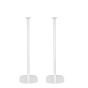 Coppia di piedistalli Vebos con B&O BeoPlay S3 Bianco Doppio dettaglio