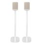 Coppia di piedistalli Vebos con Bluesound Pulse Flex P130 (2025) Bianco Doppio