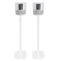 Coppia di piedistalli Vebos con Bose Home Speaker 500 Bianco Doppio