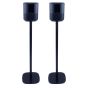 Coppia di piedistalli Vebos con Bose Home Speaker 500 Nero Doppio