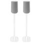 Coppia di piedistalli Vebos con Harman Kardon Citation 100 Bianco Doppio