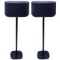 Coppia di piedistalli Vebos con Harman Kardon Citation 500 Nero Doppio
