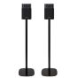 Coppia di piedistalli Vebos con Hisense HT Saturn Nero Doppio