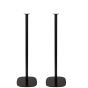 Coppia di piedistalli Vebos con Hisense HT Saturn Nero Doppio dettaglio