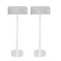 Coppia di piedistalli Vebos con Ikea Symfonisk Orizzontale Bianco Doppio