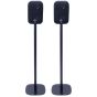 Coppia di piedistalli Vebos con JBL Control One Nero Doppio