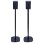 Coppia di piedistalli Vebos con Klipsch Cinema 800 Nero Doppio