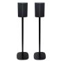 Coppia di piedistalli Vebos con LG DS95QR Nero Doppio