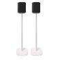 Coppia di piedistalli Vebos con LG Sound Suite M7 Bianco Doppio