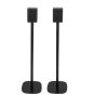 Coppia di piedistalli Vebos con LG SPK8 S Nero Doppio