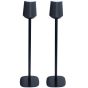 Coppia di piedistalli Vebos con Loewe Klang MR1 Nero Doppio dettaglio