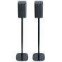 Coppia di piedistalli Vebos con Philips Fidelio TAFS1 Nero Doppio