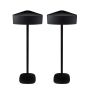 Coppia di piedistalli Vebos con Samsung M5 WAM550 Nero Doppio