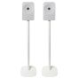 Coppia di piedistalli Vebos con Samsung Music Studio 7 Bianco Doppio