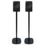 Coppia di piedistalli Vebos con Samsung Music Studio 7 Nero Doppio