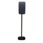 Piedistallo Vebos per Sonos Five Nero - Verticale