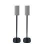 Coppia di piedistalli Vebos con Sony HT-A9 Nero Doppio