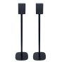 Coppia di piedistalli Vebos con Teufel Effekt 2 Nero Doppio