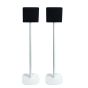 Coppia di piedistalli Vebos con Teufel One S Bianco Doppio