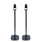 Coppia di piedistalli Vebos con Teufel One S Nero Doppio dettaglio