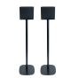 Coppia di piedistalli Vebos con Teufel One S Nero Doppio